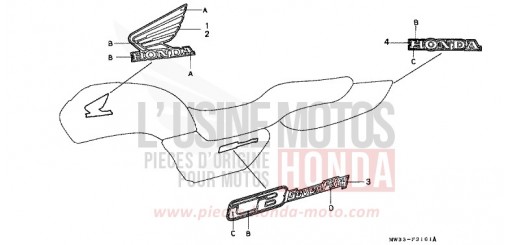 MARKE (CB750F2) CB750F2R de 1994